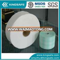 Spunlace viscose/ polyester non woven fabrics rolls cheap fabric rolls for wet wipes in Kingsafe