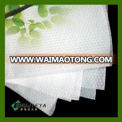 spunlace nonwoven fabric ,dot emboss for wet wipes